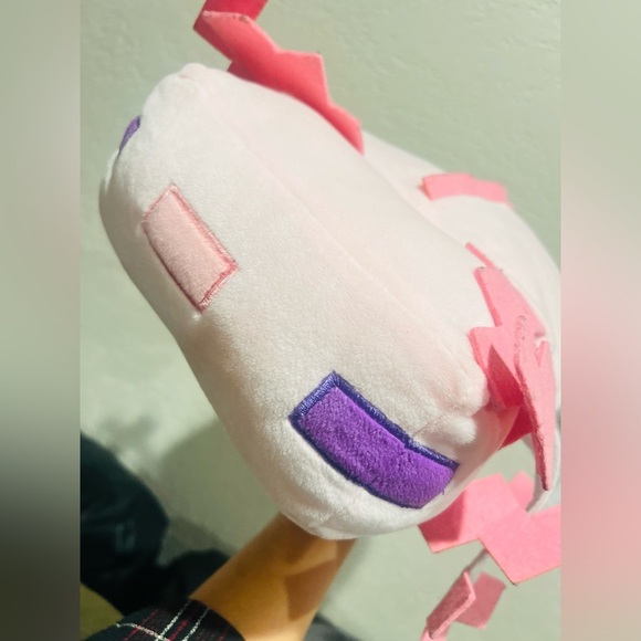 Minecraft Axolotl Plush Pillow Buddy - Super Soft Character Pillow - Polyeste. - Picture 9 of 9